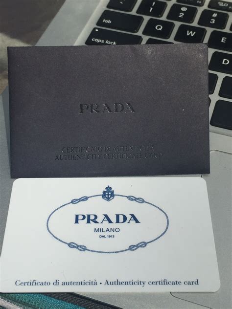 fake authenticity card prada|authentic pre owned prada handbags.